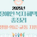 2025년 장애인 복지 혜택 총정리｜꼭 알아야 할 생활·의료·교통 지원정보