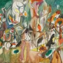 도상농장 | 하루 한 작품 / 74. 아쉴 고르키 Arshile Gorky: 밀크위드의 1년 One Year the Milkweed (1944)