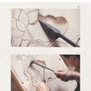박계담의 인두 그림, 낙화 이미지