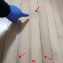 파인레이크365 | 습기로 검게 변색된 강화 마루 표면 자연스럽게 하자 보수하는 방법