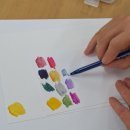 플러스펜 수채화 이미지