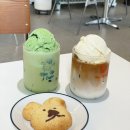청주 산남동 카페 : 아이스크림 라떼가 맛있는 나이스업커피 후기...