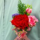 카네이션12(코사지) - 경산꽃집 경산꽃배달 사동그린꽃 이미지