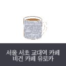 서울 서초 교대역 비건 카페 유로카 방문 후기