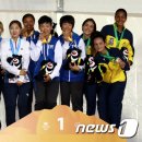 여자 롤러 대표팀 '3000m 계주 은메달' 이미지