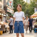 KPL 청 반바지 5부 053 이미지