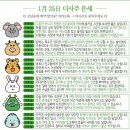 1월25일 운세 이미지