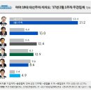 차기 대선후보 지지율, 안희정 황교안 2위권다툼 치열 이미지