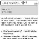 sink in(충분히 이해되다) 이미지