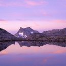 산과호수 이미지