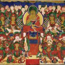 복천사 아미타극락회상도 이미지