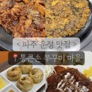 통큰자매쭈꾸미 | 파주 운정 맛집 추천 통큰손 쭈꾸미 마을 불향 가득한 쭈삼철판 후기