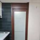 쌍령동-8 | 광주 쌍령동 쌍령하이츠 인테리어 시트지 시공 칙칙한 체리색 문과 싱크대 필름으로 리폼한 후기