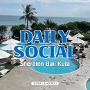 쉐라톤 발리 꾸따 데일리소셜 Daily Social 조식뷔페, 수영장 앞에서 커피한잔
