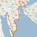 송도해수욕장 입구 삼거리 이미지