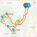 영인산 입구 ~ 영인산휴양림 주차장 이미지