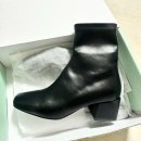 커브라인 | (내돈내산) 솔트앤초콜릿 스퀘어 토 커브 라인 스판 앵클부츠 412346027 245 후기