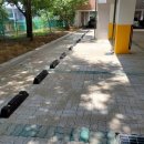 화원중학교 | 대구 학교 그물망 벤치 고무경계블럭 카스토퍼 설치 업체 후기