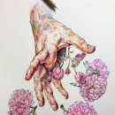꽃과 꿀벌, 신체를 연구하는 작가 `NOEL BADGES PUGH` 이미지