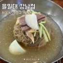 [ 강남 / 을밀대 강남점 ] 평일 웨이팅 평양냉면 3대 맛집 내돈내산 후기