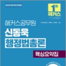 2025 해커스공무원 신동욱 행정법총론 핵심요약집(9급.7급 공무원),신동욱,해커스공무원 이미지