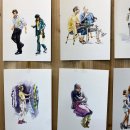 원데이클래스 강좌로 재미있는 아크릴화 기법, 광안대교 그려보기 | 서울대입구 데이트코스 다근화실 :: 아크릴화 원데이클래스 배우고 왔음!