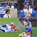 유희관 온몸 날린 플레이에도 싸해진 분위기(불꽃야구) 이미지