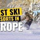 SKI RESORTS IN EUROPE 이미지