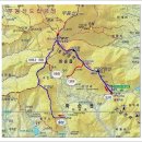 2017년 5월 6일(토)안양산-만연산(전남화순) 산행정보와 지도 이미지