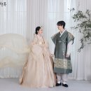 한복옷깃 이미지