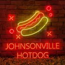 Hot Dog PC | [네온사인 주문제작] 육즙 퐝~ 핫도그! 존슨빌핫도그 제작 후기.
