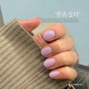 네일하는 강아지 | 의정부네일 왓츄컬러 2026 봄네일 원컬러 네일 후기