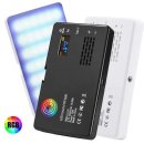 CRI 95 2 색 LED RGB 카메라 조명, 풀 컬러 출력 비디오 조명 키트 밝기 조절 패널 조명 2500K-9000K 충전식 31 이미지