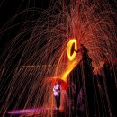 Steel Wool(철솜) Light Painting 이미지