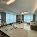 하대동192 | 데코인홈 부산 커튼 송도 힐스테이트 이진베이시티 45평 E, 이중커튼으로 세련된 무드 인테리어 (시공후기)