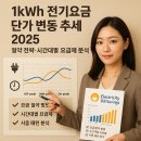시범컴퓨터세탁 | 1kWh 전기요금 단가 변동 추세 2025 ｜ 절약 전략·시간대별 요금제 분석