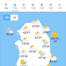 7월26일 날씨 이미지