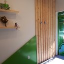 강아지를 미용하는 여자 이미지