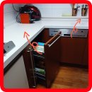 동아철재 | 식기세척기 하부장 레일선반철거 수납장 제작 싱크대 문짝 리폼