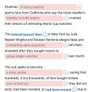 052)July 8th, 2026 'StubHub Sued Of Reselling False Tickets' 이미지