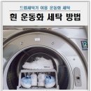 흰 운동화 세탁방법 드럼세탁기 탈수 건조기 사용 후기