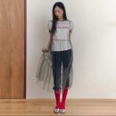 (주)반센 | 세실리에반센(CECILIE BAHNSEN) 플로럴 장식 민소매 탑 후기