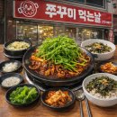 쭈꾸미 먹는날 | 행신 맛집 쭈꾸미먹는날 | 미나리 가득 매콤한 철판 쭈꾸미 제대로 먹고 온 날