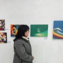 대지를 바라보며 | 신상갤러리 따능스쿨 색동 함께하는 색 AI아트 전시회 관람 후기