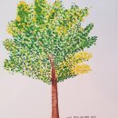 강변의 수채화 이미지