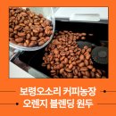 스페셜 한 오렌지 블렌딩 원두 보령 오소리 커피농장