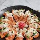 연어회 연어초밥 만들기 크리스마스 연말홈파티 맛있는 연어요리 이미지