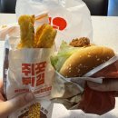 롯데리아 NEW 오징어 얼라이브 버거 매운맛과 쥐포튀김 후기