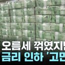 물가 오름세 꺾였지만...한은 금리 인하 '고민' 이미지