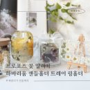 프로포즈 꽃 말리기 주문제작 후기 하바리움 홀더 레진트레이 반지홀더 기념일꽃 화성 동탄 수원 용인...